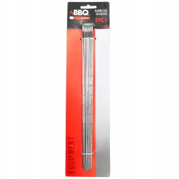 Metaliniai iešmeliai šašlykams kepti ant grotelių, 27 cm, 8 vnt