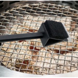 Grandiklio šepetys su grandikliu grilio grotelėms valyti, valiklis 3 viename