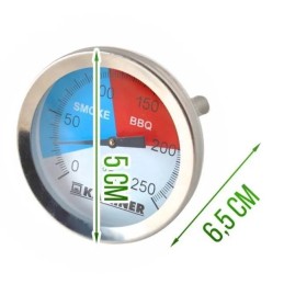 Termometras griliui ir rūkyklai - 250 laipsnių