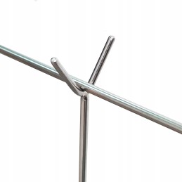 Nerūdijančio plieno atramos židinio šakėms h-86cm fi 3mm 1 vnt.