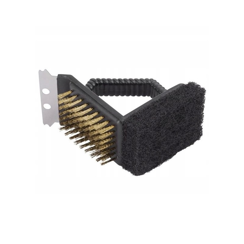 3in1 grandiklio šepetys grilio grotelėms valyti