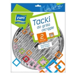 'Apvalus' grilio padėklas, ravi, 34 cm, 2 vnt