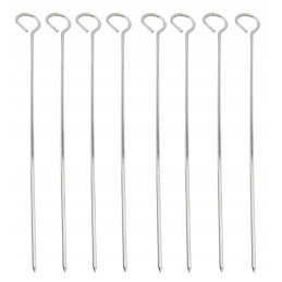 Metaliniai iešmeliai šašlykams, 8 vnt