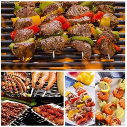 Metaliniai iešmeliai šašlykams, 8 vnt