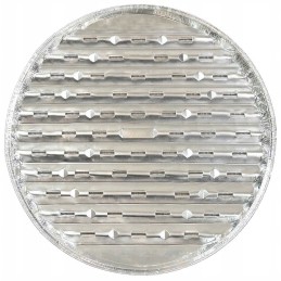 Aliuminio grilio padėklai, apvalūs, 34 cm, 3 vnt