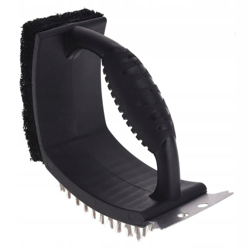 3in1 grilio valymo šepetys ir grandiklis