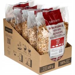 Medienos drožlės rūkymui/kepimui ant grotelių, vyšnios, 450 g, 8 klasė