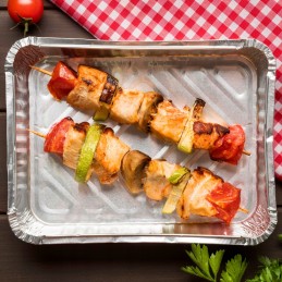 Aliuminio padėklas Paclan griliui, 5 vnt