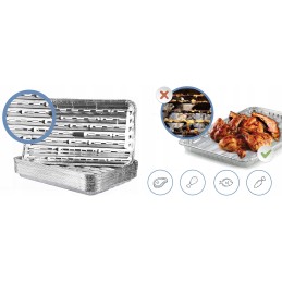 Aliuminio padėklas Paclan griliui, 5 vnt