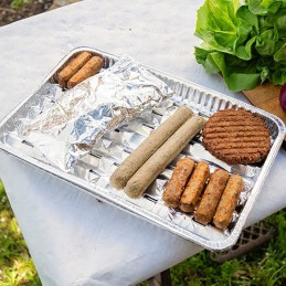 Aliuminio padėklas Paclan griliui, 5 vnt