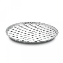 Aliuminio grilio padėklas, apvalus, 34 cm, 3 vnt