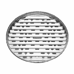 Aliuminio grilio padėklas, apvalus, 34 cm, 3 vnt