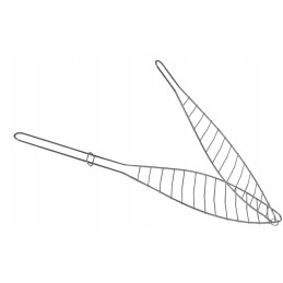 Dvigubos žuvies grotelės, skirtos keptai žuviai