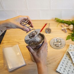 Plastikiniai maišeliai kumpio gamintojui 1,5l - 20 vnt