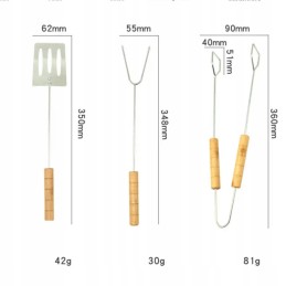 Priedai kepsninės reikmenys kepimo žnyplės mentele šakutės