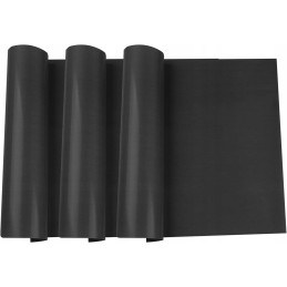 Tefloninis grilio orkaitės kilimėlis, nelimpantis, juodas, 3 vnt