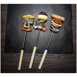 Tefloninis grilio orkaitės kilimėlis, nelimpantis, juodas, 3 vnt