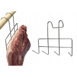 B-304 platus, tvirtas rūkymo kabliukas šoninei, riebalams, filė, liuksams rūkyti