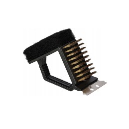 Grilio šepetys ir grandiklis valymui 3in1