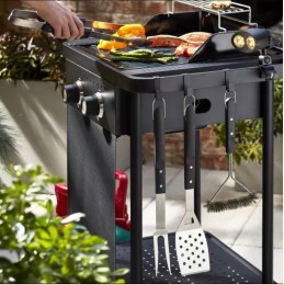 Didelis grilio šepetys, nerūdijantis plienas, 435 mm