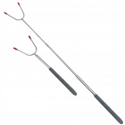 Ištraukiama kepsninė 115 cm, teleskopinės šakutės kepimui ant ugnies