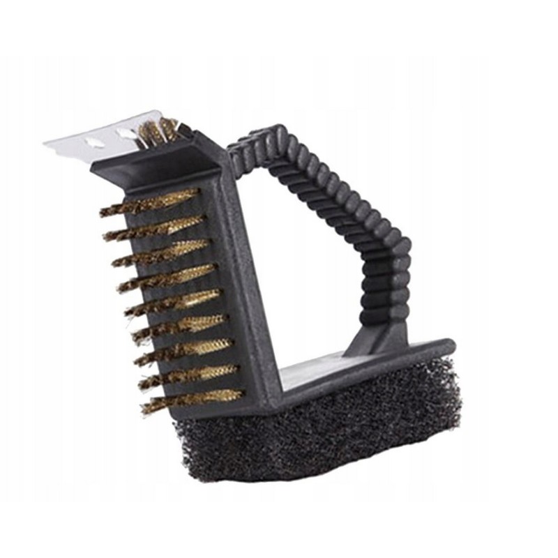 Grillmeister 3-in-1 vielinis grotelių šepetys