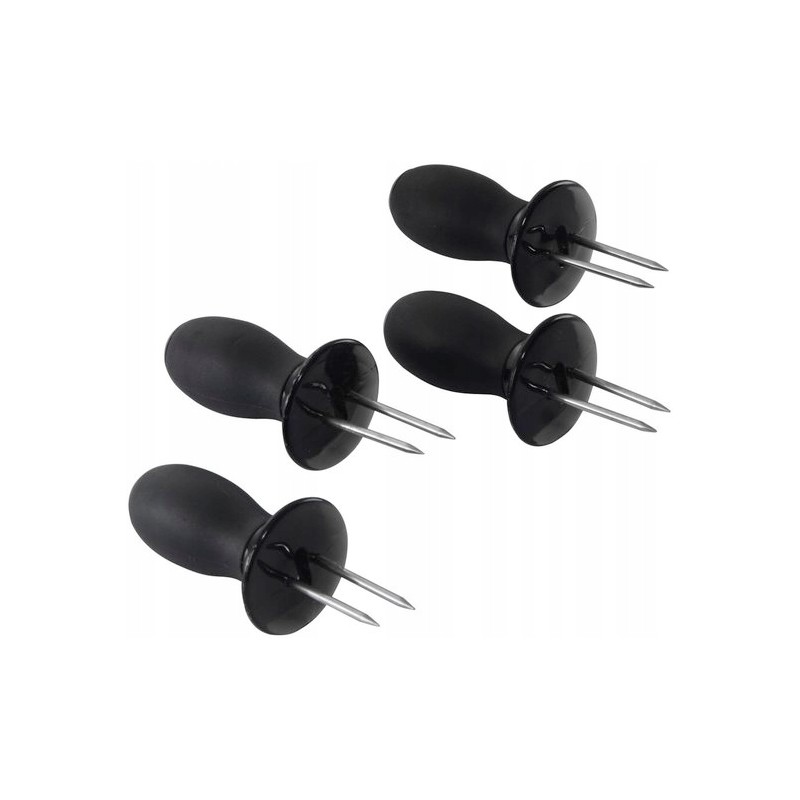 4 laikiklių rinkinys grilyje/virtiems kukurūzams