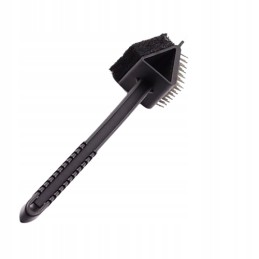 Grandiklio šepetys su grandikliu grilio grotelėms valyti, valiklis 3 viename