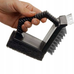 Šveitimo šepetys grotelių ir grotelių valymui 3in1