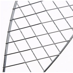 Žuvies grotelės iš nerūdijančio plieno ir medžio 57x13cm