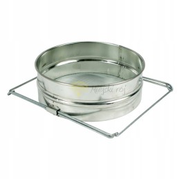 Vienas plokščias metalinis medaus sietelis, ø 20,5 cm