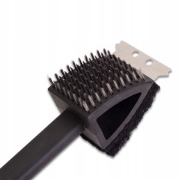 Šepetys + grandiklis grotelių ir grotelių valymui Scout SK-0733