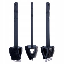 Šepetys + grandiklis grotelių ir grotelių valymui Scout SK-0733