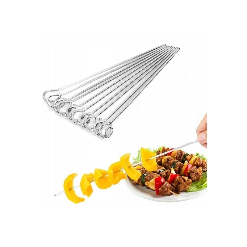 Metaliniai grilio iešmai, 30 cm