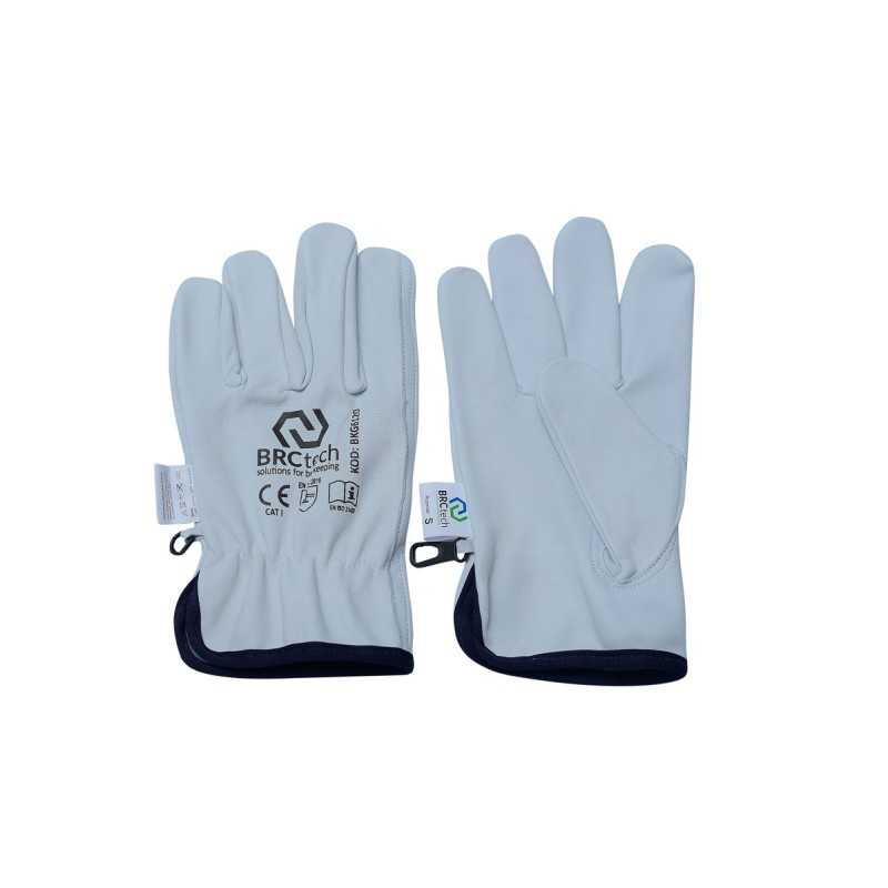 Patogios, bitininkystės pirštinės, odinės, brctech xxxl