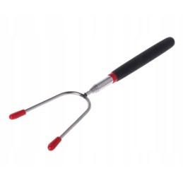 Teleskopinė laužo lazda, šakutė ir grilio šakutė