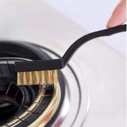 Virtuvės vielinių grotelių šepetys, mini vielinių šepečių rinkinys x3