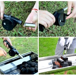 Pūstuvas griliui ir kepsninės židiniui apkurti