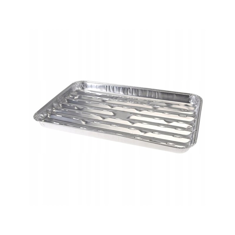 4 aliuminio grilio padėklų rinkinys 34 x 23 cm