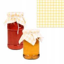 50 vnt languotų dangtelių uogienėms stiklainiams