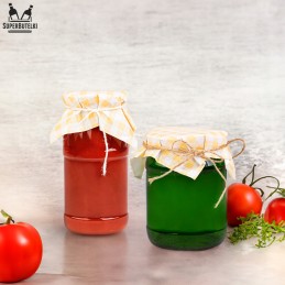 50 vnt languotų dangtelių uogienėms stiklainiams