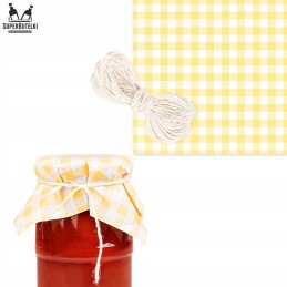 50 vnt languotų dangtelių uogienėms stiklainiams