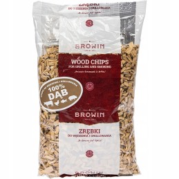 Rudojo ąžuolo rūkymo traškučiai 0,6 kg