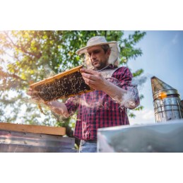 Bitininkystės kepurė su tinkleliu nuo uodų