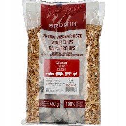 Medienos drožlės rūkymui/kepimui ant grotelių, vyšnios, 450 g, 8 klasė