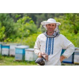 Bitininkystės kepurė su tinkleliu nuo uodų