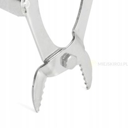 Plieninis, rėmo gaudyklė su kaltu, chromuotas