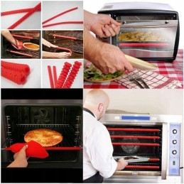 Silikoninis dangtelis, apsauga nuo nuplikimo orkaitės grotelėms