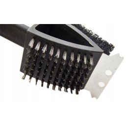 3in1 grotelių valymo šepetys, 37cm