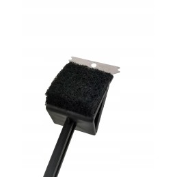 Vielinis šepetys su ilga rankena grotelių grotelių valymui, 3-in-1 grandiklis